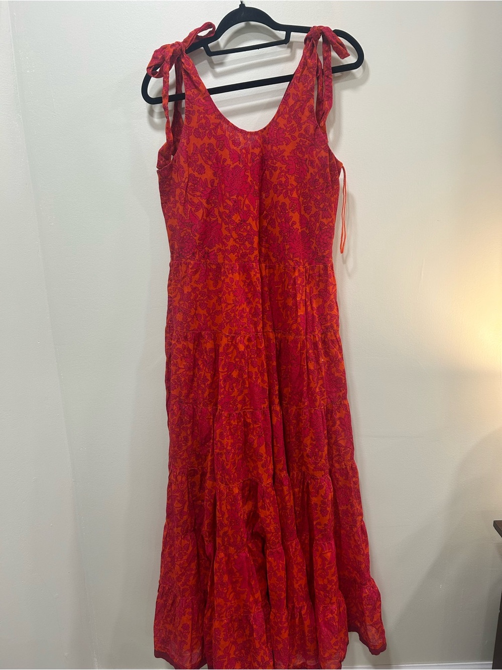 Free People Tie Strap Maxi Dress